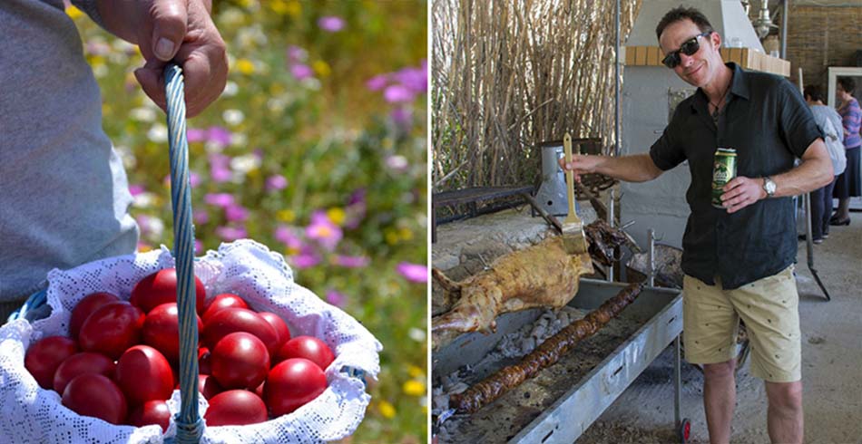 A kiwi lands on Poros for Greek Easter - Katerina's Kouzina - Odyssey Poros