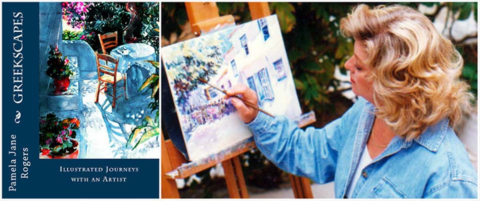 Memoir Greekscapes: an American painter starts a new life on Poros - Katerina's Kouzina - Odyssey Poros