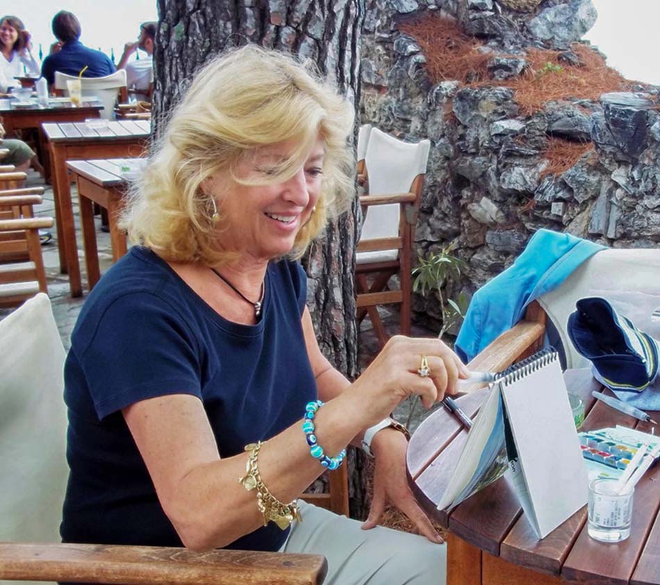 Painting holiday with Pamela Jane Rogers