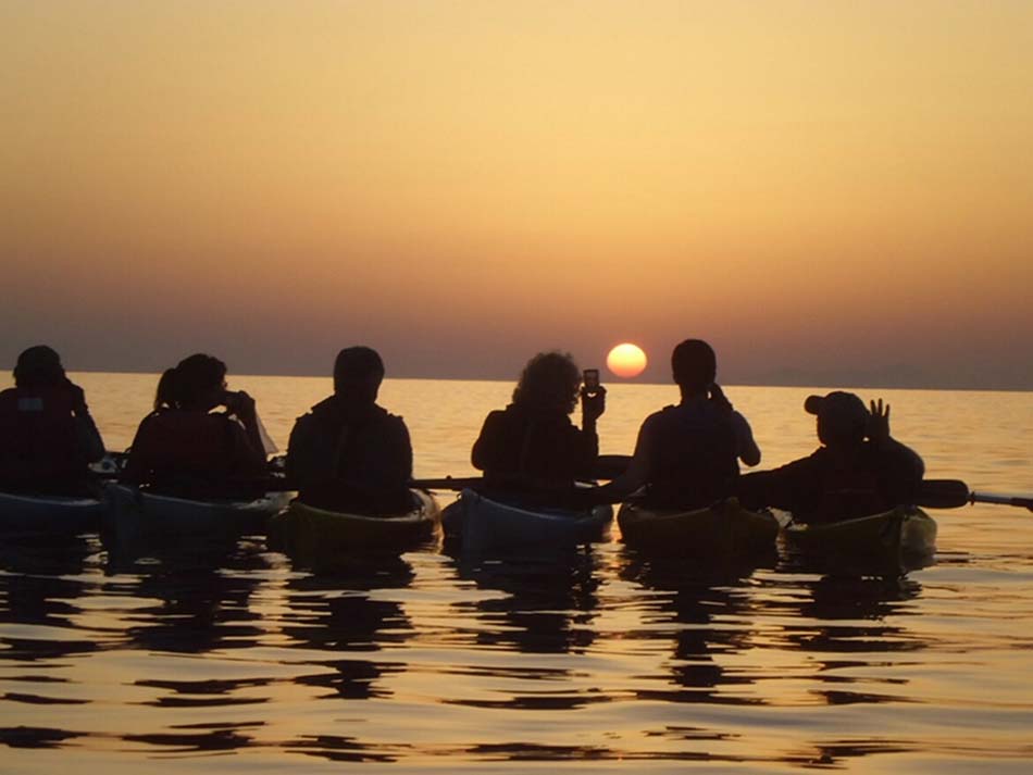 Sea kayaking fun at Odyssey