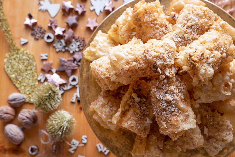 Diples: Greek pastry with honey and walnuts - Katerina's Kouzina