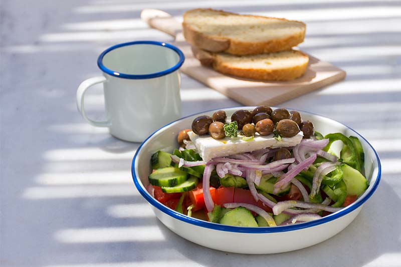 Greek Salad - Katerina's Kouzina